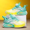 Boys' Shoes Children's Spring and Autumn Breathable Mesh Sneakers Medium and Older Children Girls Soft-soled Non-slip Basketball Shoes Lightweight