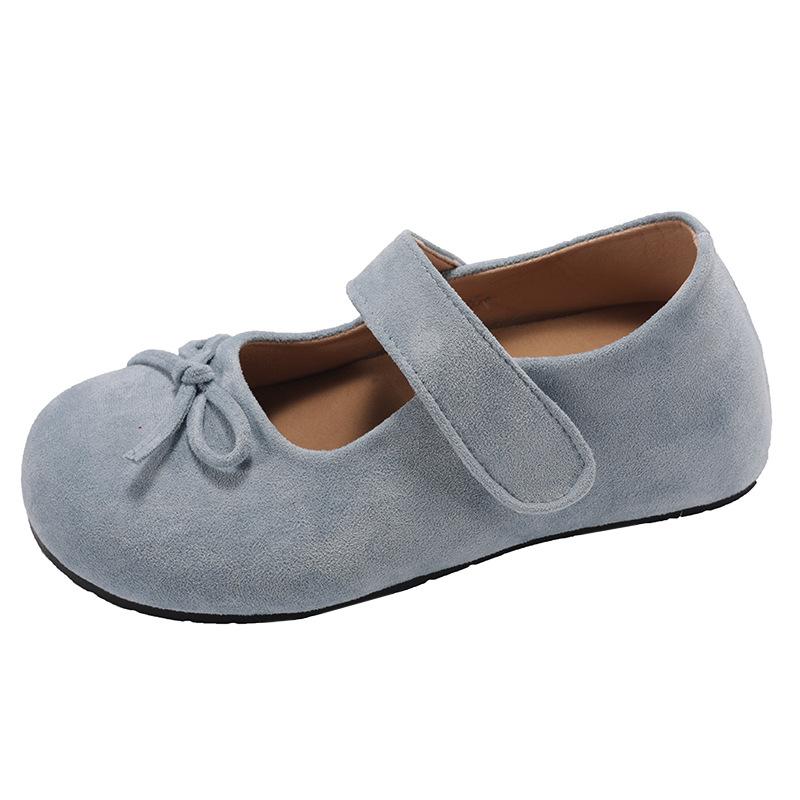 Fashion Versatile Bow Spring Mary Jane Shoes Children's Summer 2025 New with Skirt Flat Single Shoes Tide
