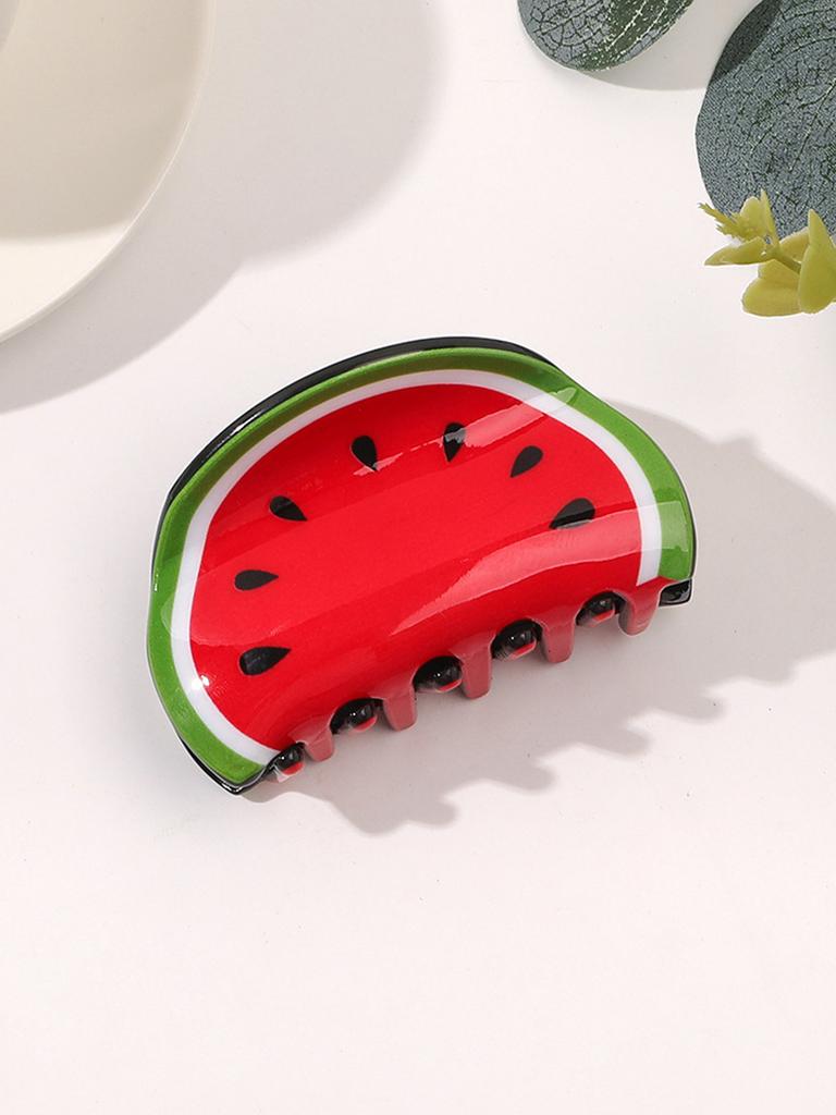 1/2 Pcs Fresh Geometry Fruit Hair Claws Combination For Women Girls Party Hair Accessories