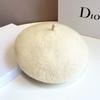 High Quality Non-pilling Wool Beret Women's Autumn and Winter Versatile Warm Painter Hat New