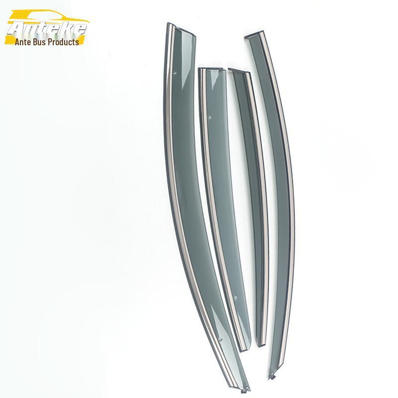 Rain Guards Trim for 2005-2016 Buick Regal: 3D Stainless Steel Weather Deflector Strips