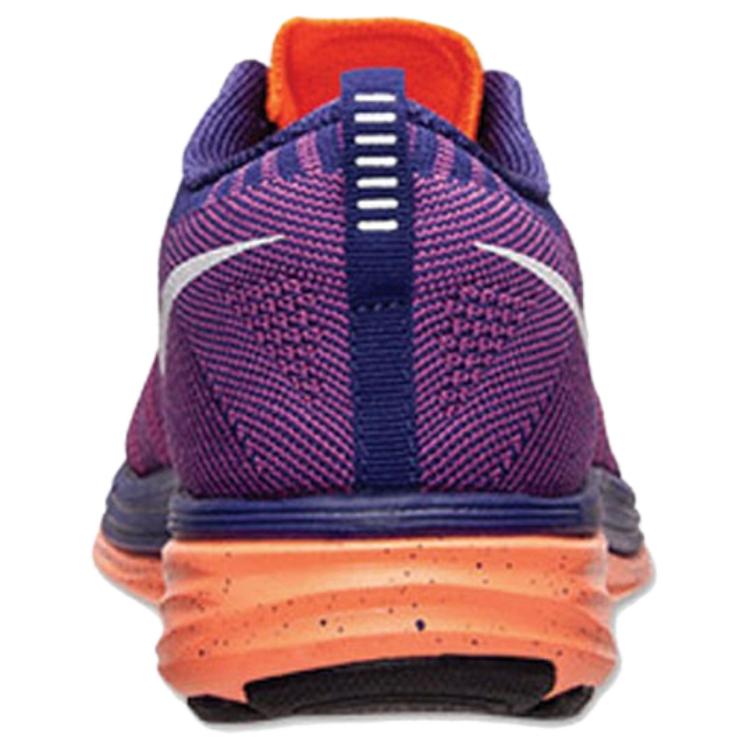Nike Flyknit Lunar 2 Atomic Orange Women Sneakers White-Court-Purple-Red-Violet 620658-815