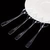 Clear Mini Spoons for Desserts Small Plastic Tasting Spoon Disposable Spoons Tiny Plastic Serving Utensils For Party Supplies