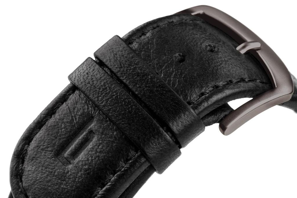 Lilianthal Berlin Chronograph Watch with Date Made in Black Men's Display, Germany, C01-112-B004F,