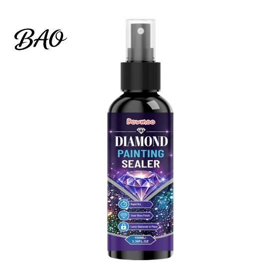 Liquid Glue for Diamond Jewelry Painting Art Sealer Spray, Quick Drying Protective Mounting Sealant, Transparent Finish Handmade Projects Clear Glossy