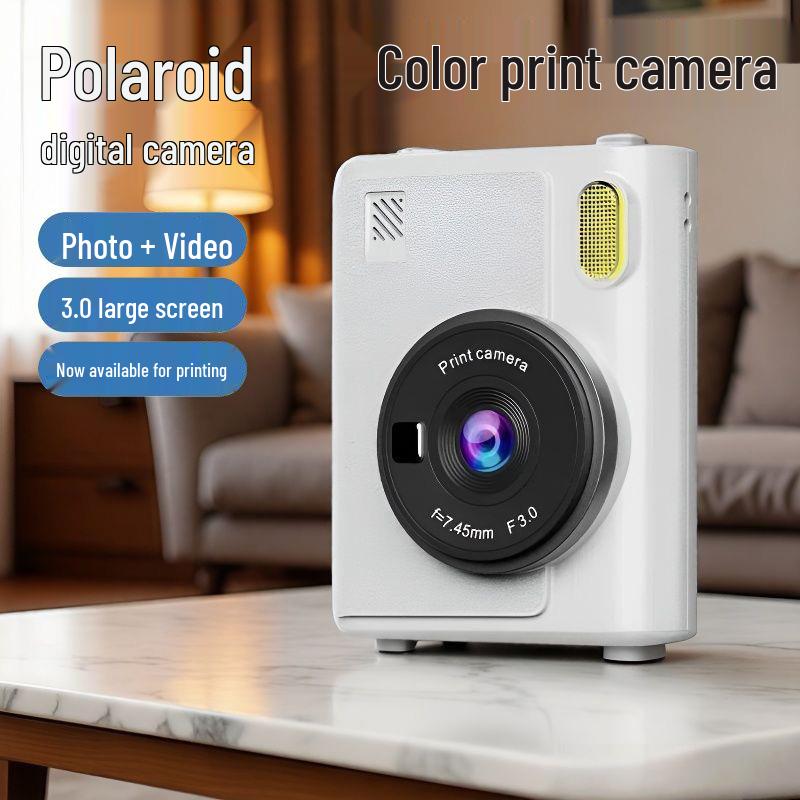 Z900 High Pixel Digital Instant Camera for Girls: Photo, Print, and Video Capabilities - Perfect Children's Toy Gift.
