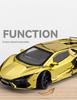 1:24 Lamborghini Revuelto Spray Plating Version With Water Spray, Fog Effect Realistic Simulation Alloy Model Boy Gift