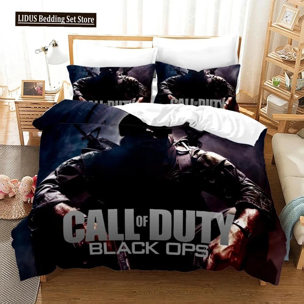 

Постільна білизна Call Of Duty Warzone Комплект односпальний, полуторний, двоспальний, queen, king Розмір ігрового комплекту для ліжка Дорослий, Дитяча спальня Комплекти з підковдрою 3D-друк 020 EU King 240x220cm