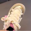 Autumn New Fashion Warm Girl's Sneakers Comfort Stylish Versatile Child Sneaker Thick Soled Child Shoes Trendy Daily Boy Shoe