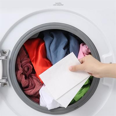 Farbfängerblätter, Wäschetabletten, Papier, Fleckenschutz, Wäscheblätter, Anti-Faden-Mischung, Farbaufnahme, Waschzubehör