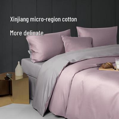 60S Xinjiang Long-Staple Cotton Sateen Duvet Cover Set