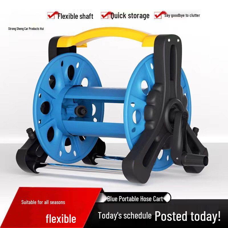 Garden Hose Storage Rack & Reel – Car Wash & Household Tool