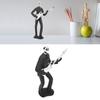 Resin Musician Figurines Abstract Sports Men Figures Decorative Sculpture Ornament for Desktop Living Room Type 7