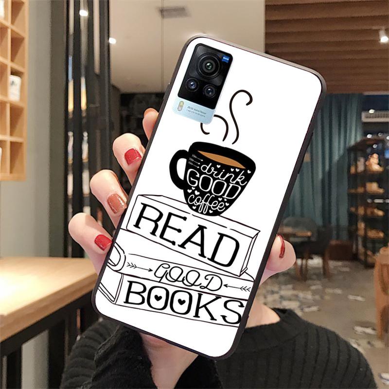 OK But First Coffee Girl Phone Case for VIVO V21E V21 V23 V23E V2109 Y53S Y33S Y55 Y76 Y31 Y21 Y72 Y01 Y21S Y11S