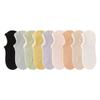 5 Pairs of Female Summer Pure Cotton Deodorant Mesh Thin Style Breathable Boneless Invisible Boat Socks