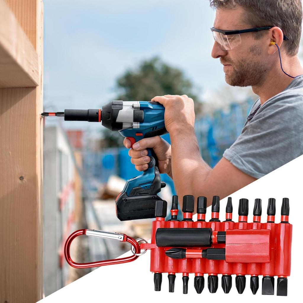Screw Driver Bit Set Multifunctional 1/4-Inch Hex Shank Magnetic Screw Driver Bits For Drills Car Bike Repair Auto Maintenance