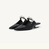 Sexy Pointed Toe Women's Slippers 2025 Summer Fashion Shallow Mouth Women's Mules Comfortable Wear Outside Ladies One Word Drag