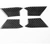 Real Carbon Fiber Car Interior Door Bowl Cover Trim Stickers Compatible with Volkswagen VW Golf 8 8.5 MK8 GTI 2021 2022 2023 Auto Accessories Decals