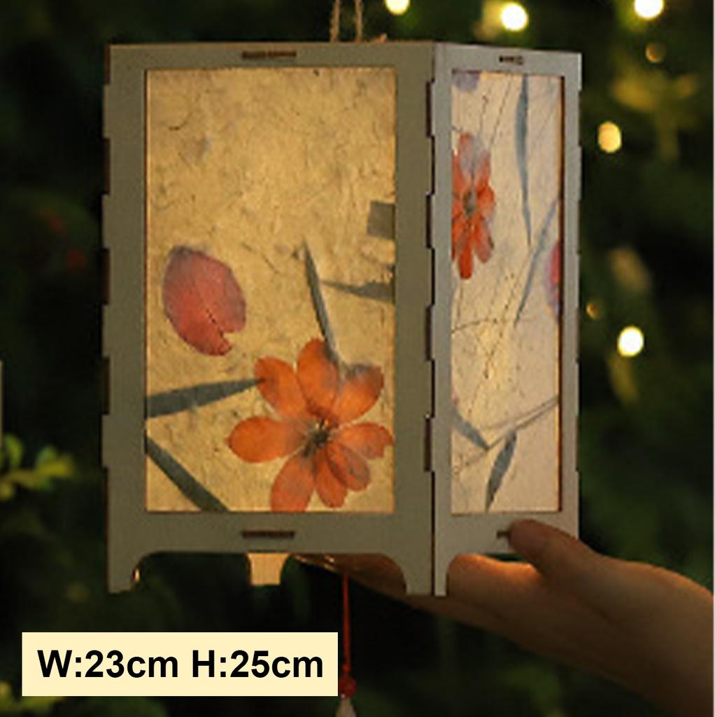 Festival Lantern Toy Handmade DIY Revolving Lantern Portable Children'S Handmade Rabbit Creative Luminous Toy Pendant Gift