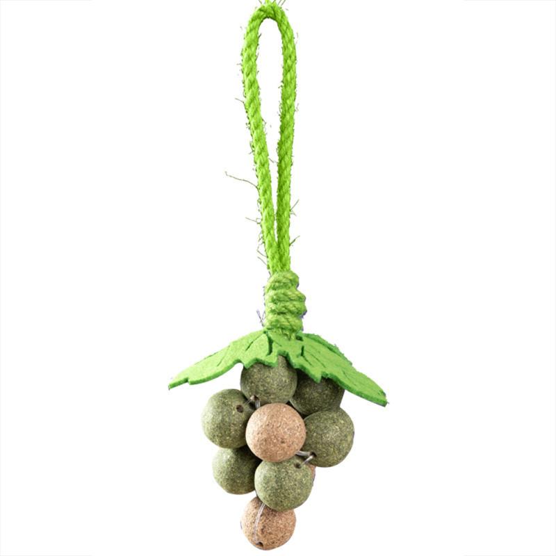 

Catnip Balls Toy For Cat, Bunch Of Grapes Catnip Balls Teeth Cleaning Chew Toys, Kitten Interactive Mixed flavors