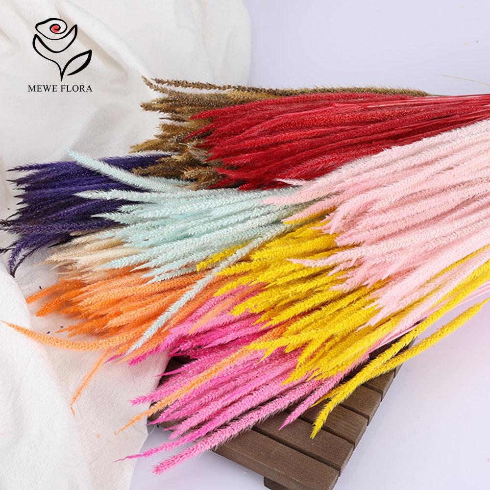 

50 шт. натуральные сухоцветы золотарник свадебные центральные украшения домашний декор аксессуары своими руками искусственные цветы пампа свадебное украшение