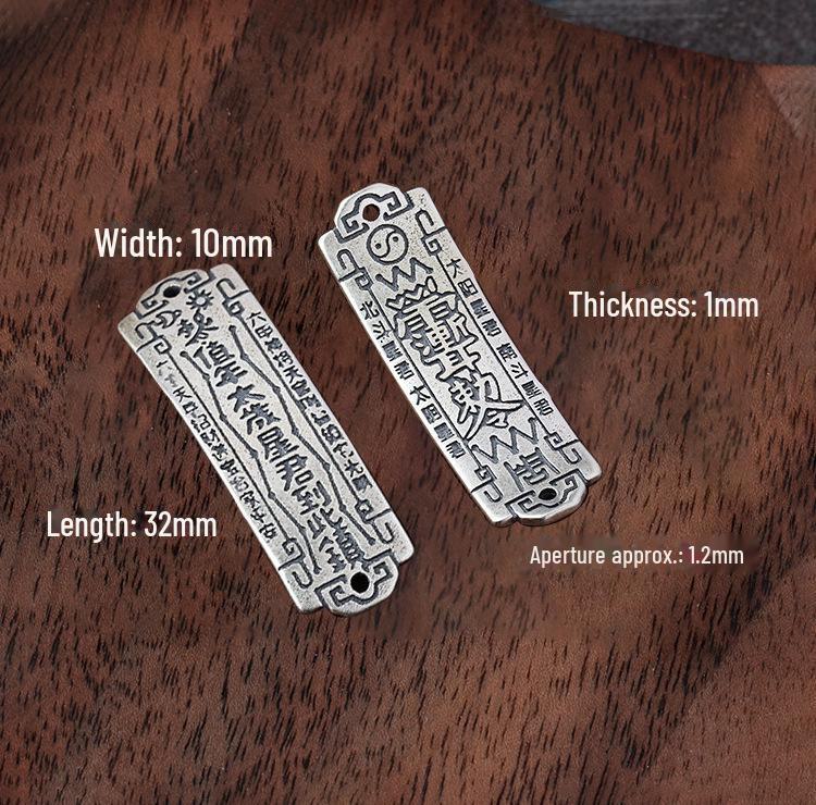 Ciondolo Premium Cinque Vie Dio della Ricchezza: Accessori per Estensione Bracciale e Collana Fai da Te