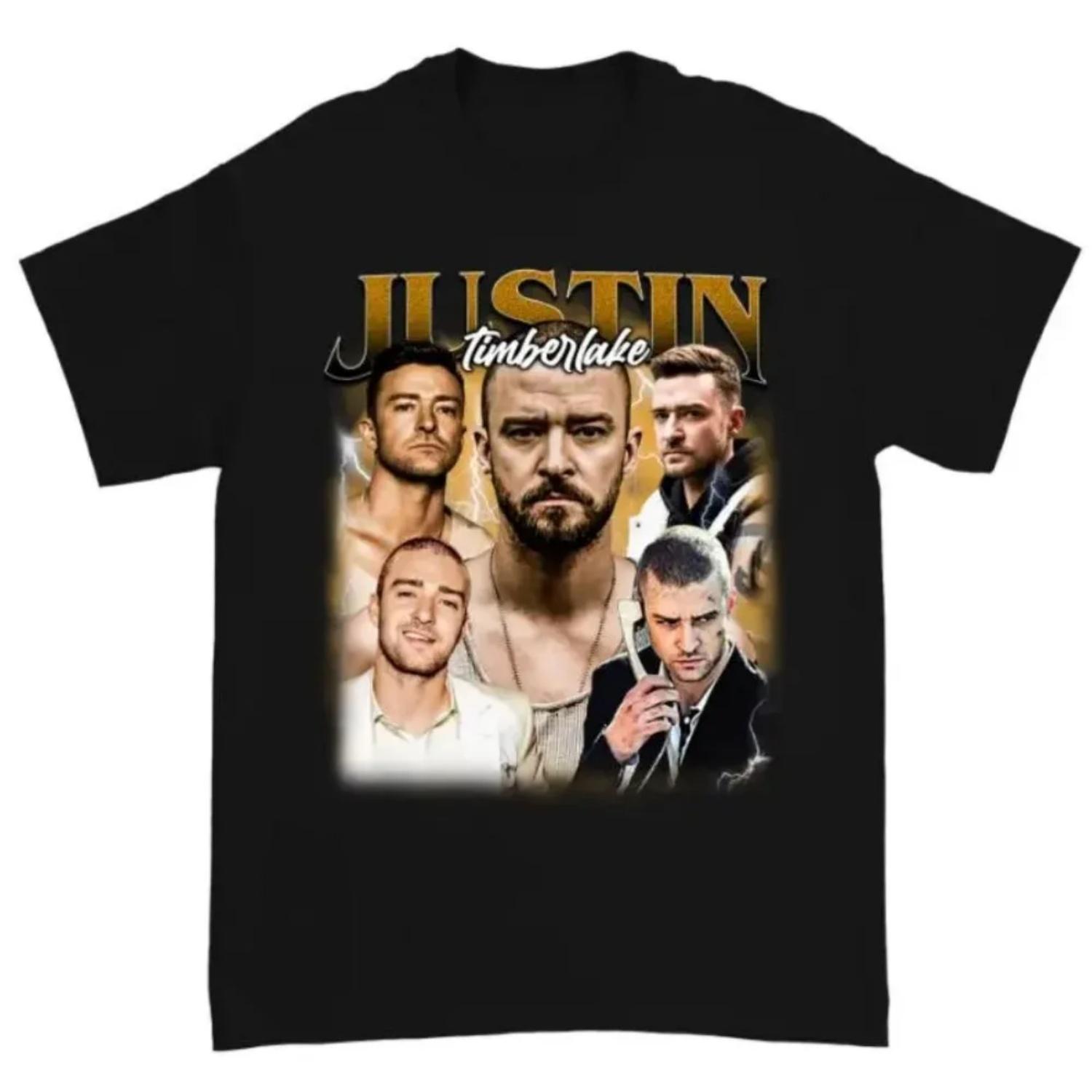 

Justin Timberlake Mugshot T Shirt Thug Life Funny Meme Graphic Tees 100% Cotton Men Women Unisex JT Concert Fan Gift Tops S разноцветный
