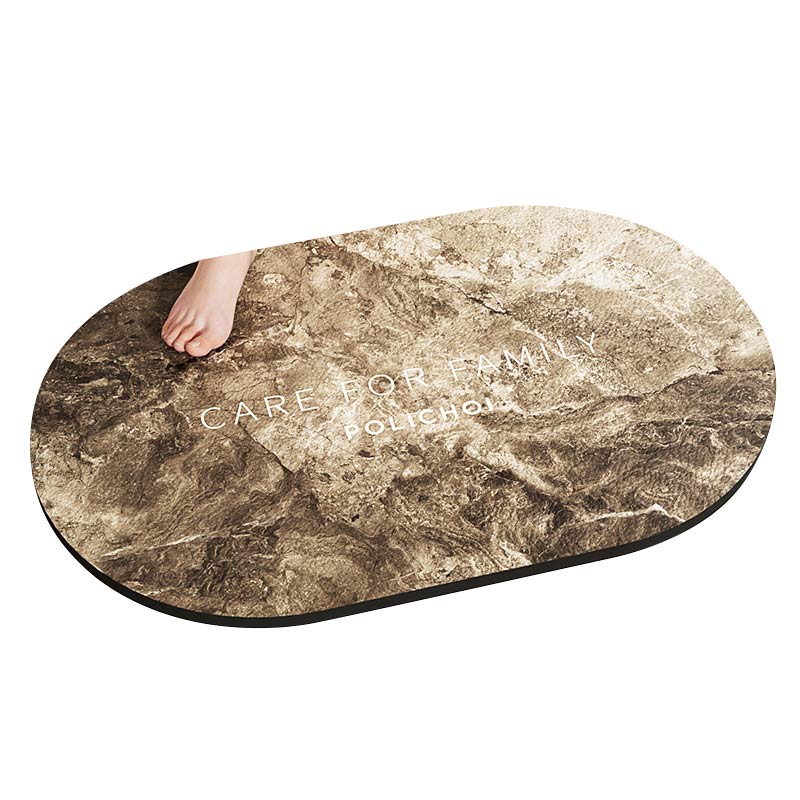 Коврик для ванной из диатомита, впитывающий, нескользящий, быстросохнущий, коврик для ванной, коврик для унитаза, коврик для двери, моющийся 40cmx60cm