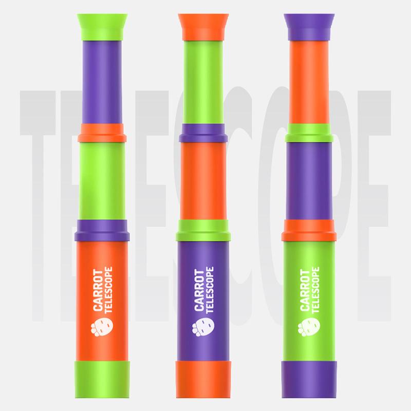 Retractable Telescope Handheld Monocular Telescope Lightweight Children Telescope Outdoor Hiking Camping Telescope Kids Gifts
