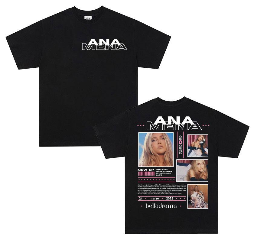

Singer ANA UnisexA Tour 2025 new album T Shirt Unisex Womens 100 Cotton Oversized Tshirts Retro Aesthetic Fashion Tshirt Streetwear 4XL