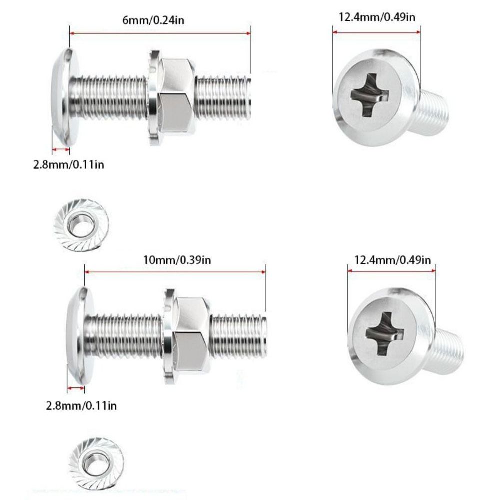 M6 M8 Hex Head Screws Lock Washers Bolts and Nut Set Multi-Purpose Allen Head Bolt  DIY Projects