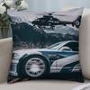 Film F-Fast and F-Furious Car Double-sided Printed pillow cover Short plush Suitable living rooms bedrooms throw cushion cover