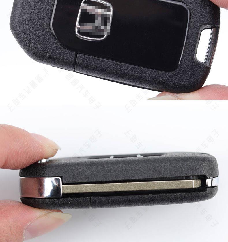 Honda Lingpai 3-Tasten Klappschlüsselgehäuse für Accord Spirior 9. Generation. Ersetzen Sie die Hülle Ihrer Fernbedienung ganz einfach.