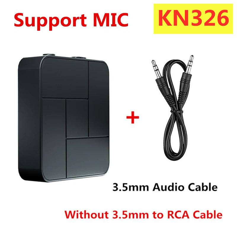 

KN319 Bluetooth Передавач Приймач 2 в 1 Стерео Аудіо Приймач Конвертер Бездротовий Адаптер З RCA 3.5MM AUX Для Автомобіля ТБ ПК