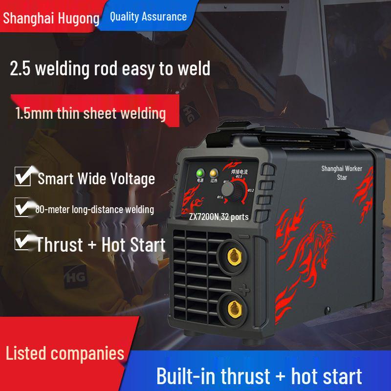 220V Portable DC Welder, Industrial-Grade, Compact Stainless Steel Welder for Home Use