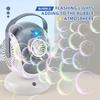 360° Automatic Bubble Machine: Wedding, Party & Kids' Summer Fun Toy