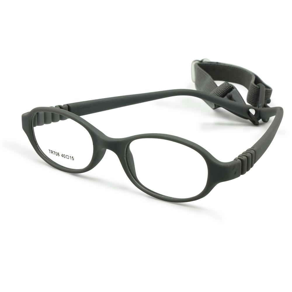 Baby'S Glasses Frame With Strap & Regular Lenses Size 40/15 No Screw Safe Bendable Boy'S Girl'S Infant'S Eyeglasses With Cord