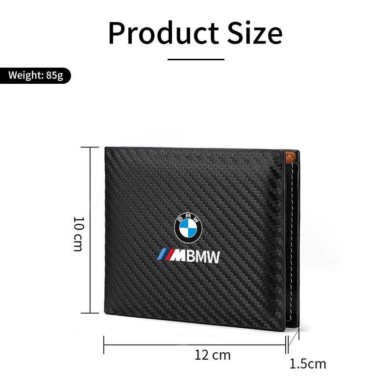 2025 Horké doplňky do interiéru auta Peněženka na uložení řidičského průkazu z uhlíkových vláken Pro BMW X3 X5 M5 M3 E46 E90 E60 F10 E39 F30 E36 G30