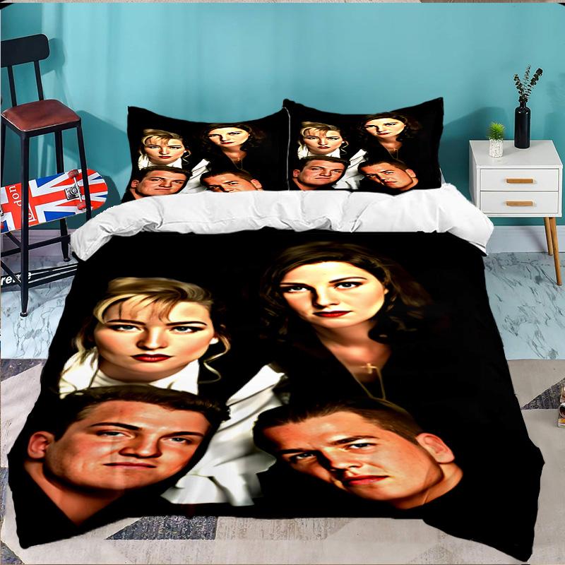 3-teiliges Ace Base Bettwäsche-Set, inklusive 1 Bettbezug und 2 Kissenbezügen. Perfekt für Schlafzimmer, Wohnheim, Große Größe Fan Weihnachtsgeschenk
