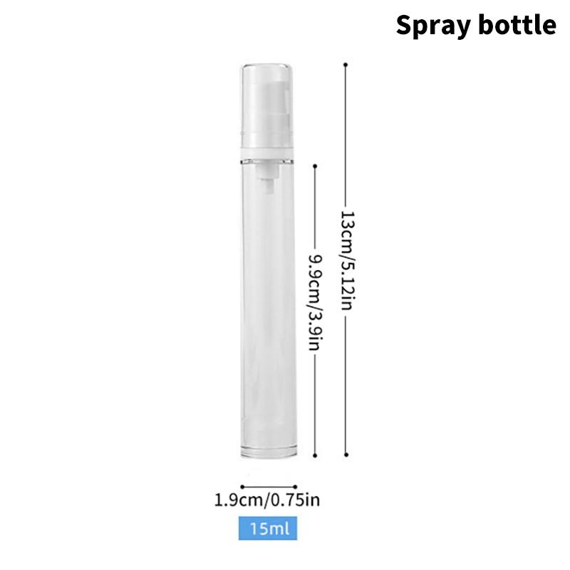 5/10/15ml Travel Vacuum Cosmetics Spray Bottle Eye Cream Refill Container Portable Airless Pump Lotion Bottle
