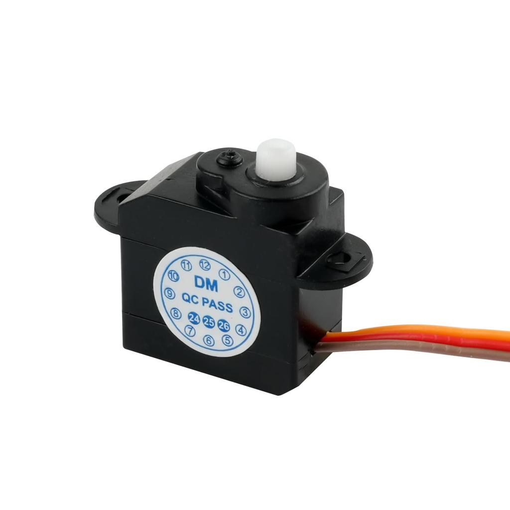 DIYmall 5pcs DM-S0020 Ultra Micro 2.1g Digital Servo with JR Connector, 5V Coreless Motor, 180 Degree Rotation, Mini Servo for Remote Control