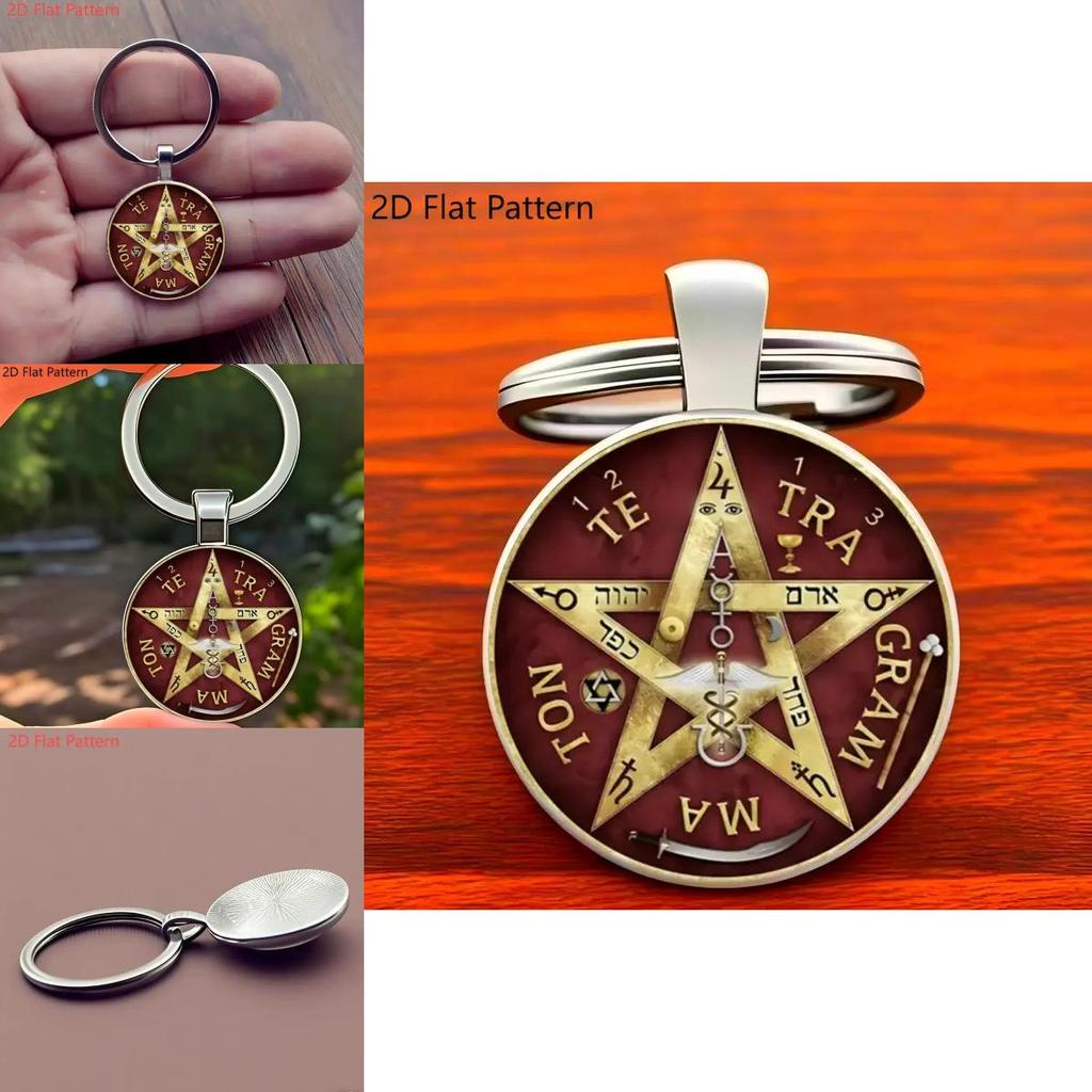 Five Pointed Star Pendant Keyring With Classic Style For Wedding Birthday And Travel Keepsakes