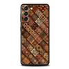 Soft TPU Phone Case For Samsung Galaxy S25 S24 S23 S22 S21 Ultra S20 FE 5G S10 S10E Plus Mandala flower totem Black Cover