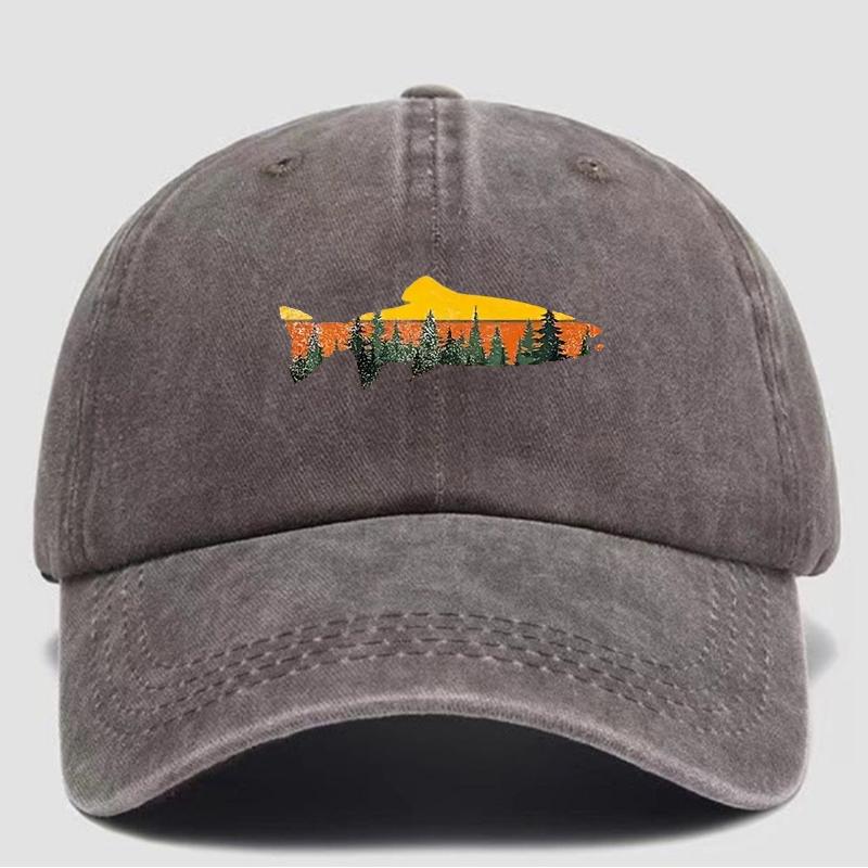 Retro washed outdoor baseball cap - Adjustable, soft, breathable and sweat-proof. Inspired by nature design.