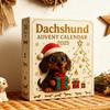 2025 Dakhund Adventskalender 24 Dagers Nedtellingskalender med 3D Akrylpynt Juletrepynt Unik Gave til Hundelskere