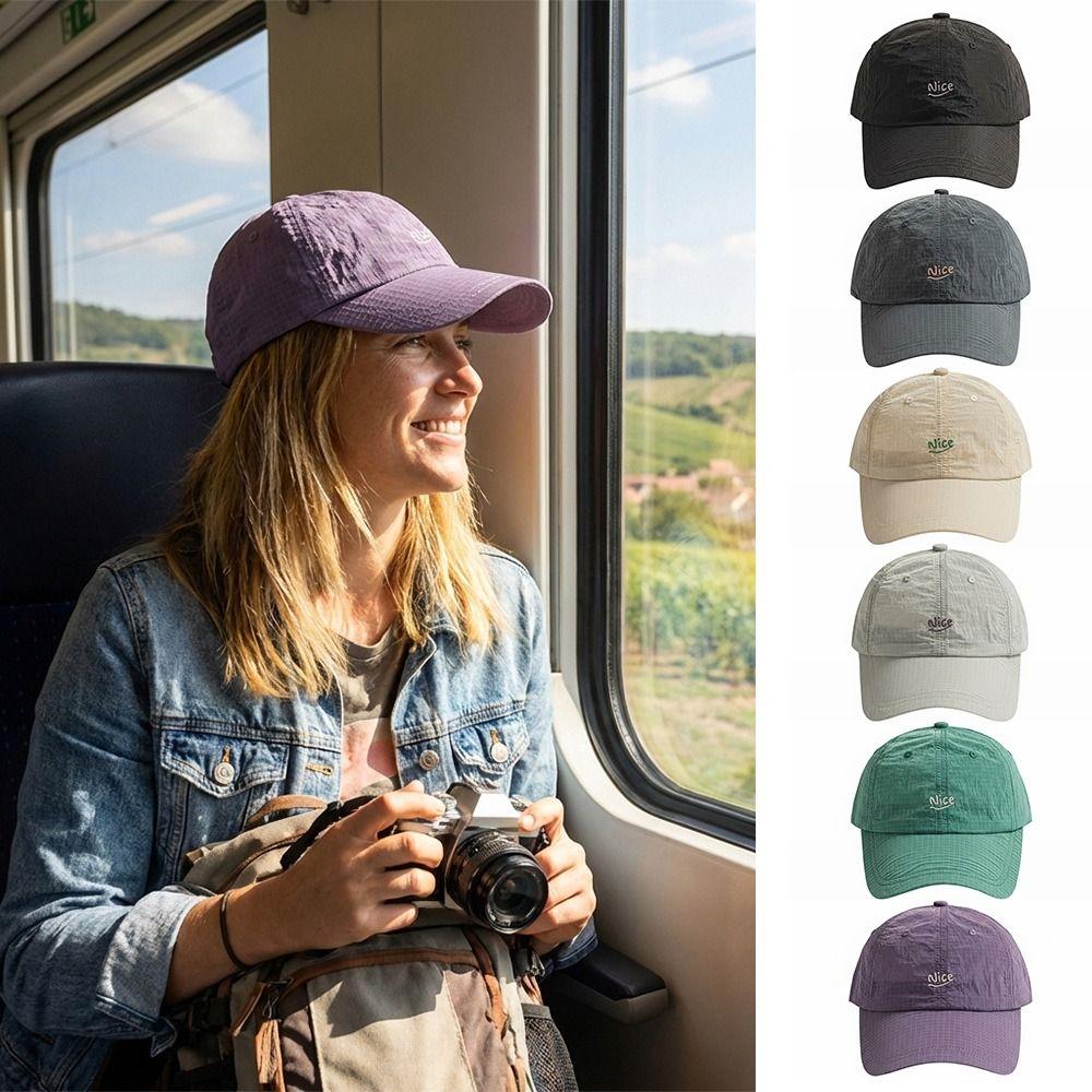 Breathable Baseball Cap Quick-drying Summer Cap New Sports Running Cap Men Women