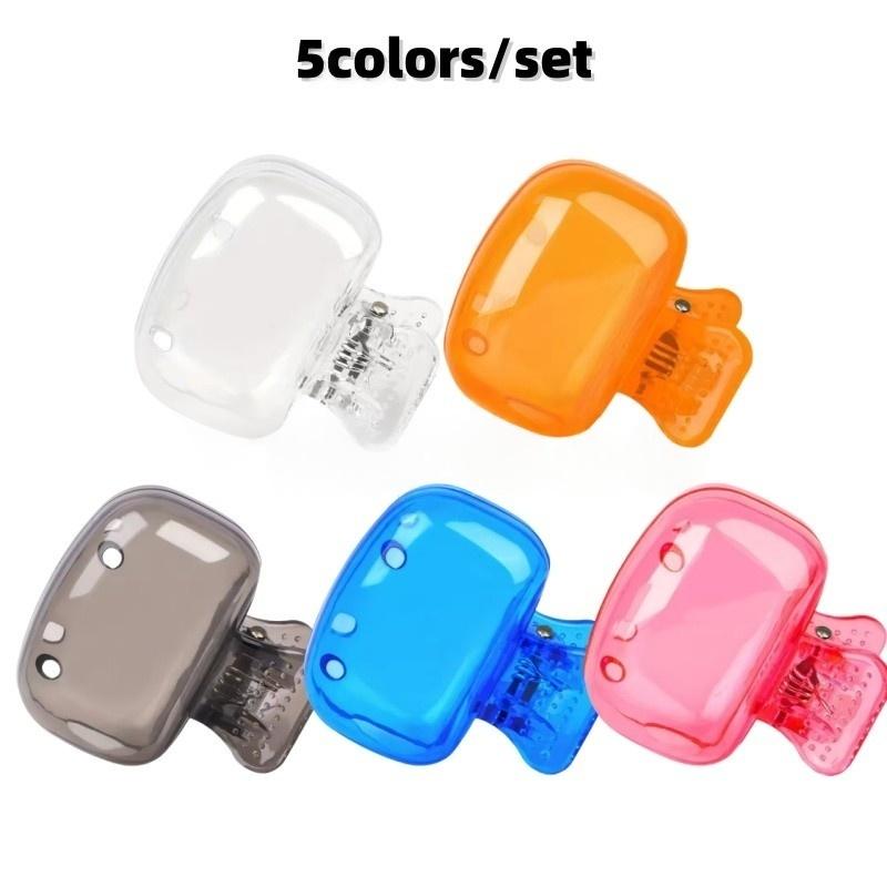 2-5PCS Travel Toothbrush Head Covers Electric Toothbrush Protector Cap Brush Pod Case Portable Plastic Clip for Household Travel