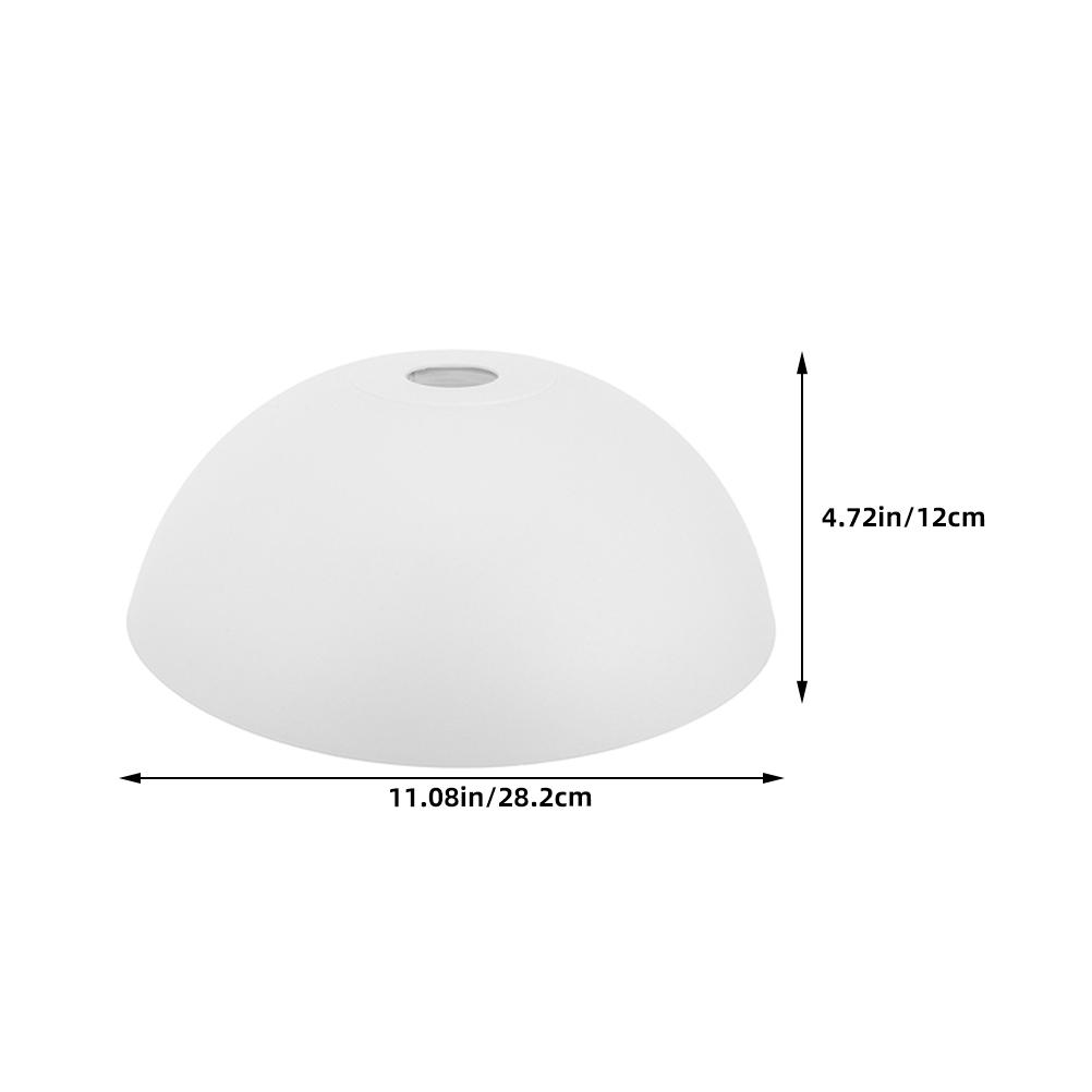 3pcs White Plastic Mushroom Lampshade Replacement Bowl Globe For Floor Lamp Pendant Ceiling Fan Wall Sconce Chandelier Light