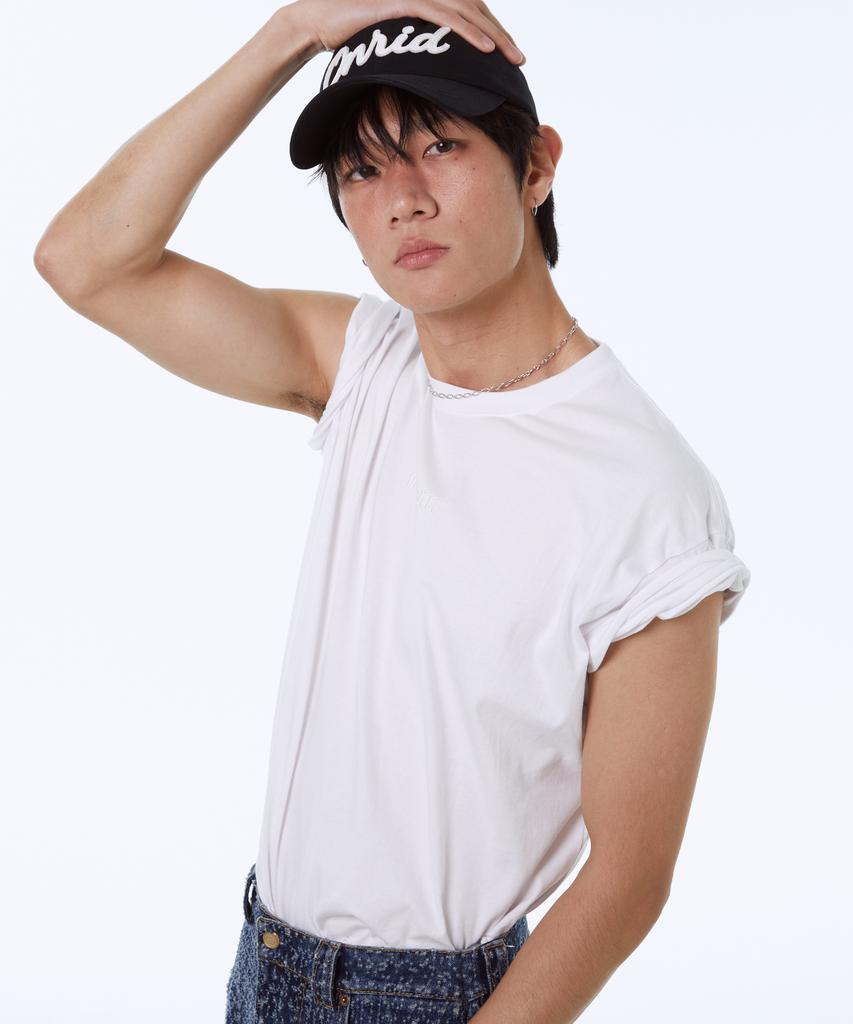 ONRIDPROJECT Men'S Logo Label T-Shirt - White