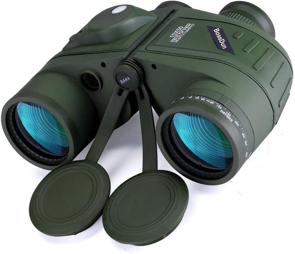 10x50 Waterproof and Anti-Fog Military Marine Binoculars for Adults, Sailing, Boating, Fishing, Water Sports, Hunting, Etc.